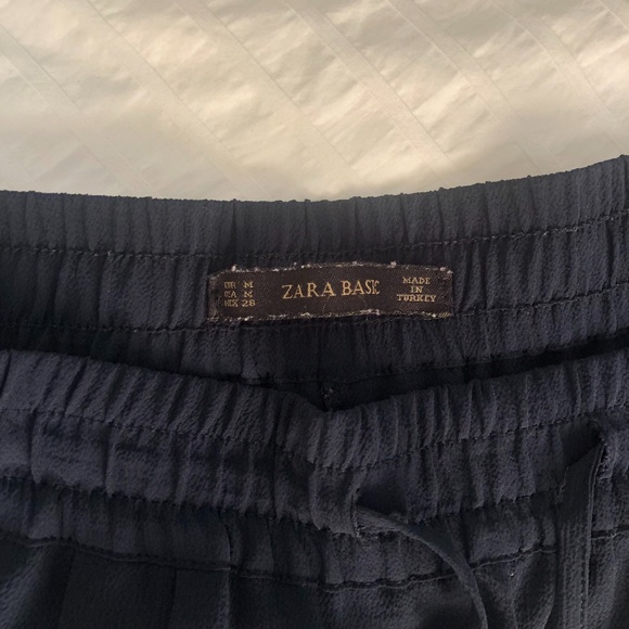 Zara Navy Joggers - Picture 2 of 2